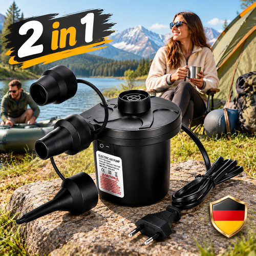 Elektrische luftpumpe - 2-in-1,
