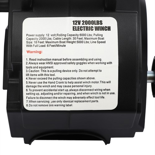 Elektrische seilwinde mit - elektrische,