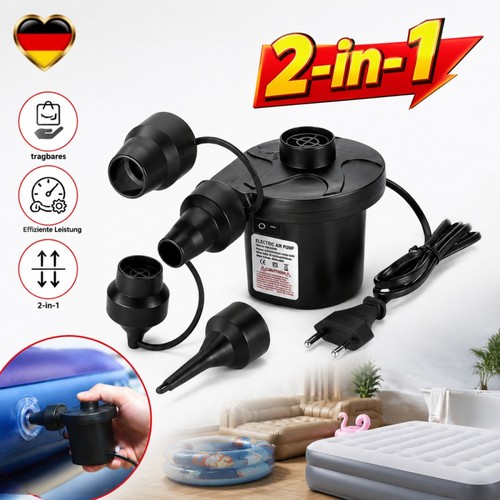 2in1 luftpumpe elektrische - 2in1,